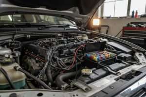 Schéma sous capot Megane 3 : composants et fusibles