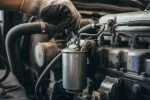 Vis de purge filtre à gasoil : chasser eau et air