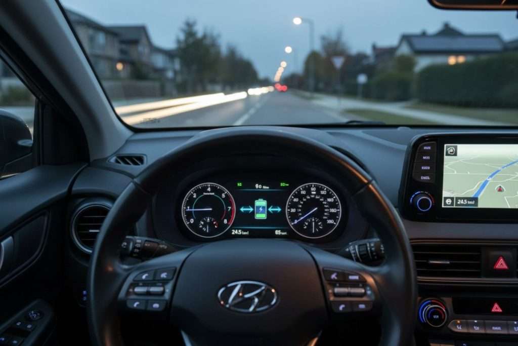Voyant tableau de bord Hyundai Kona Hybride : significations